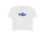 White Women's Boxy Tee fish